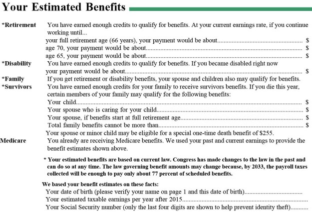 social security statement