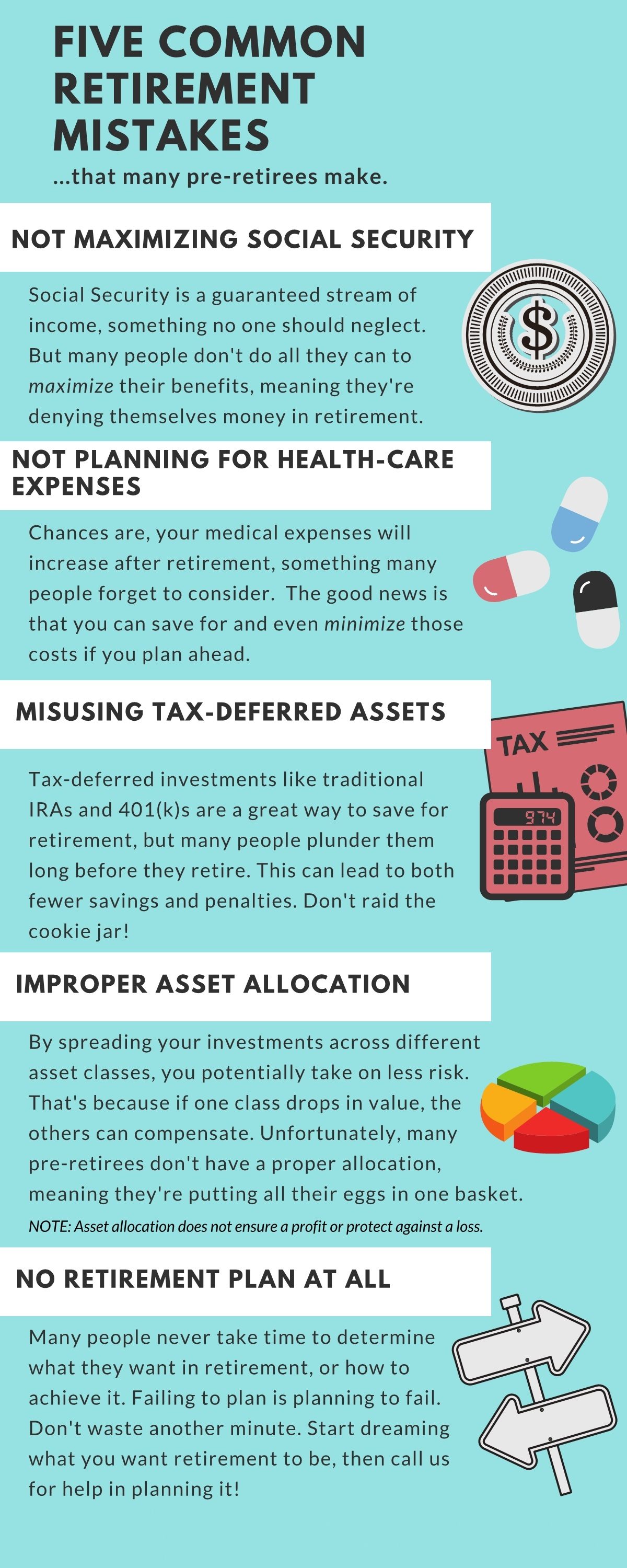 Five Common Retirement Mistakes